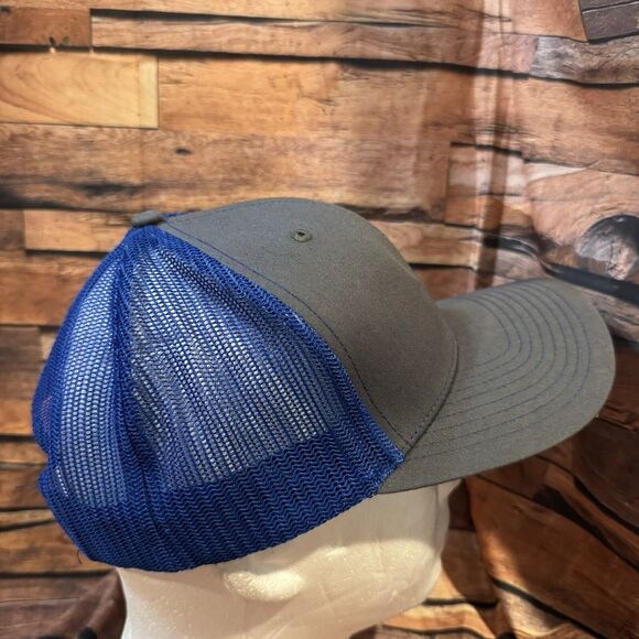 Blattner Energy Hat Cap SnapBack Adjustable Grey Blue Mesh Sun Valley Solar - Picture 2 of 7